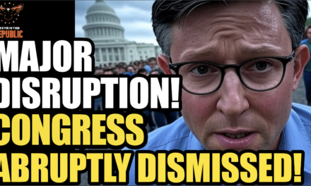 MAJOR DISRUPTION! Congress ABRUPTLY Dismissed! Mike Johnson Caught Hiding as New Suspect Identified!